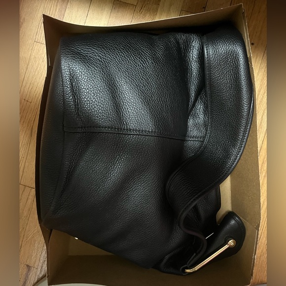 BRAND NEW black Michael Kors - Sonny Medium Shoulder Hobo Shoulder - Picture 1 of 7